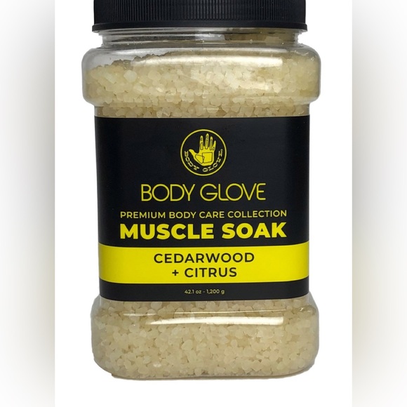 Body Glove Grooming Sore Muscle Soak Bath Salts Cedarwood Citrus